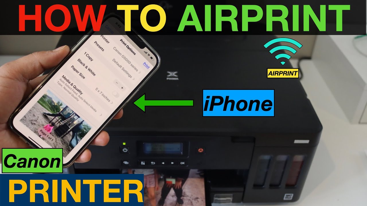 Air printer setup on iphone