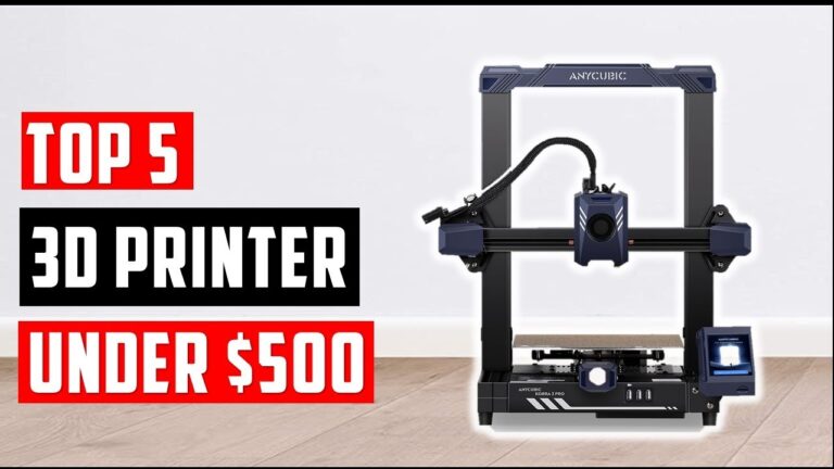 9 Best 3D Printers Under 500 (2026)