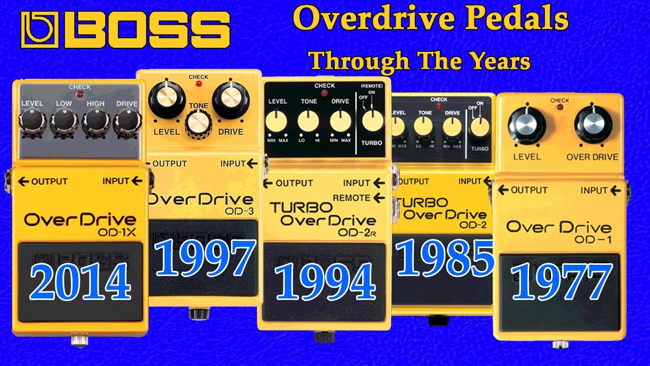 Best boss overdrive pedal