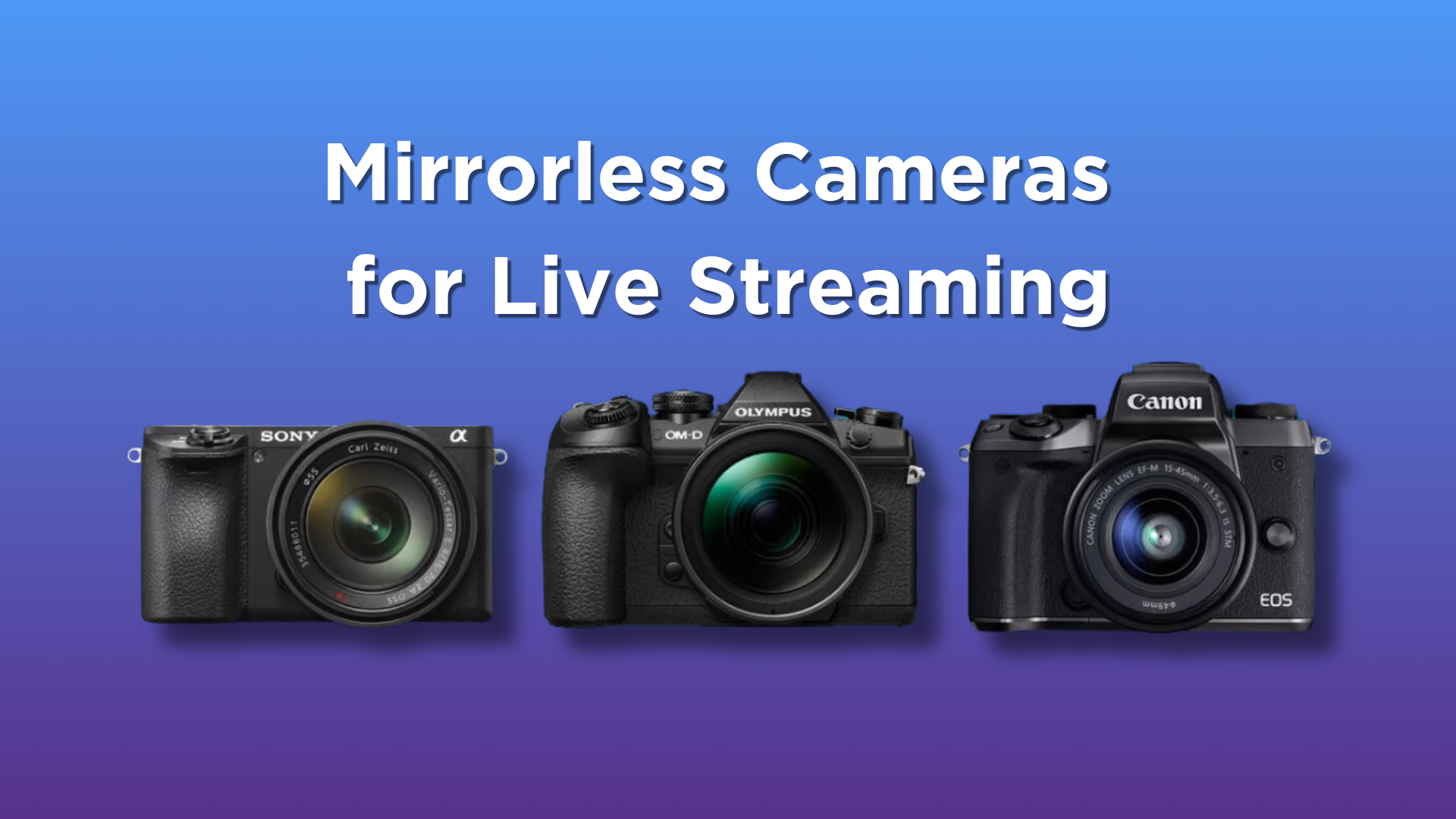 Best camera for live streaming