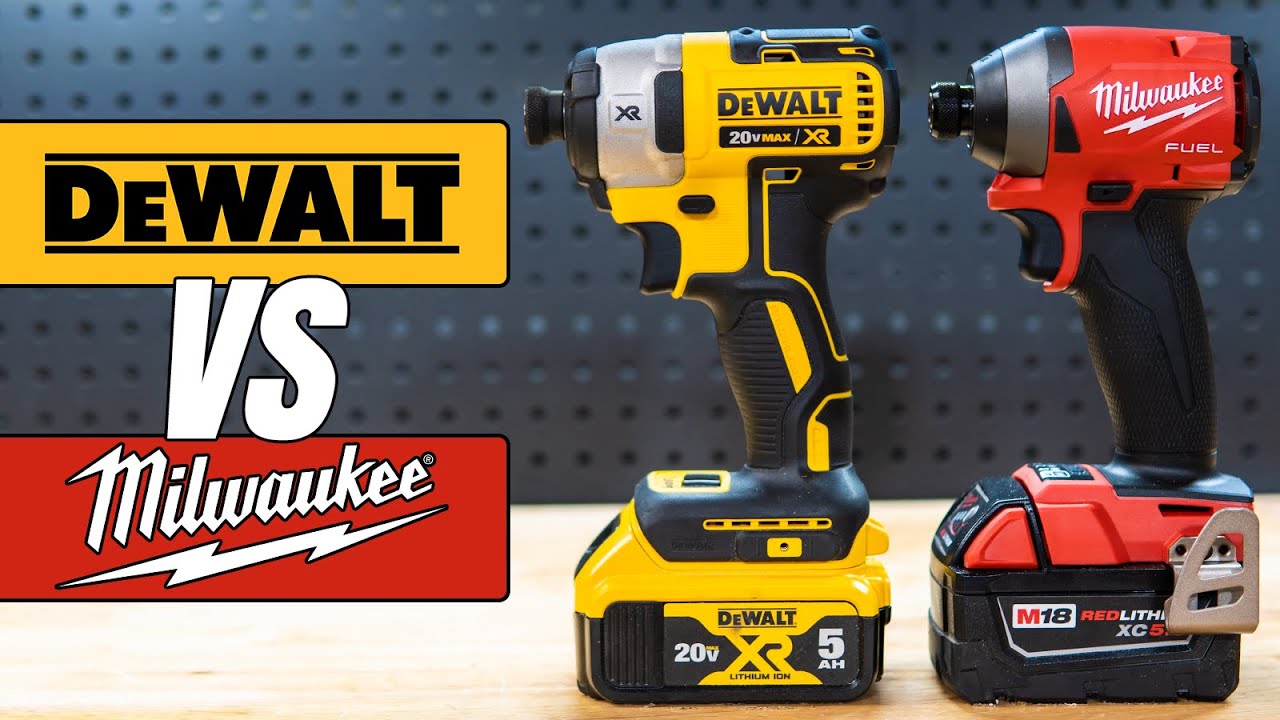 Best dewalt and milwaukee drills