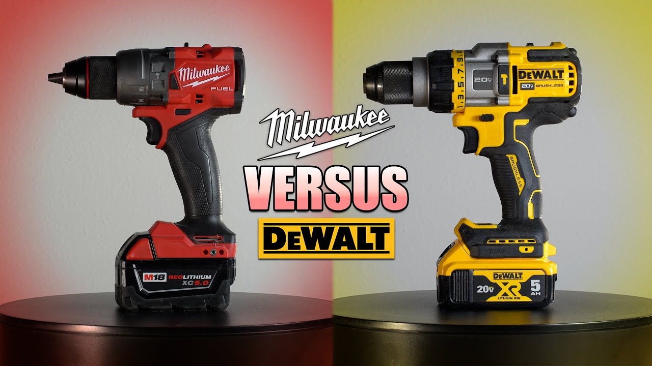 Best dewalt and milwaukee drills
