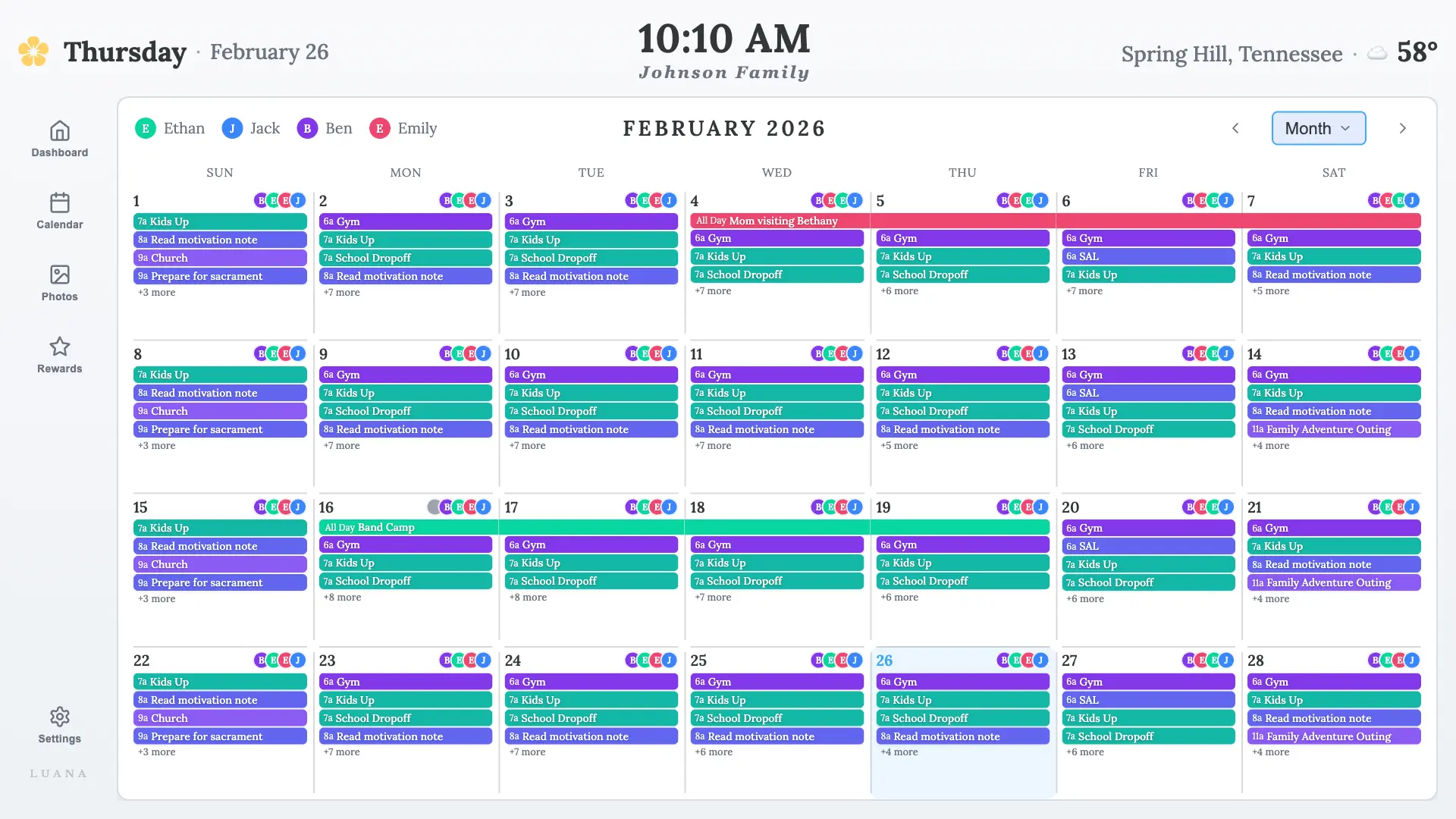 Best digital calendar for families