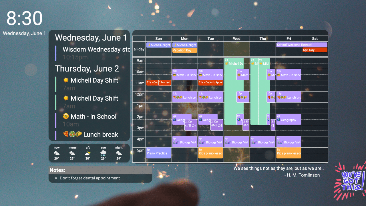 Best digital wall calendar