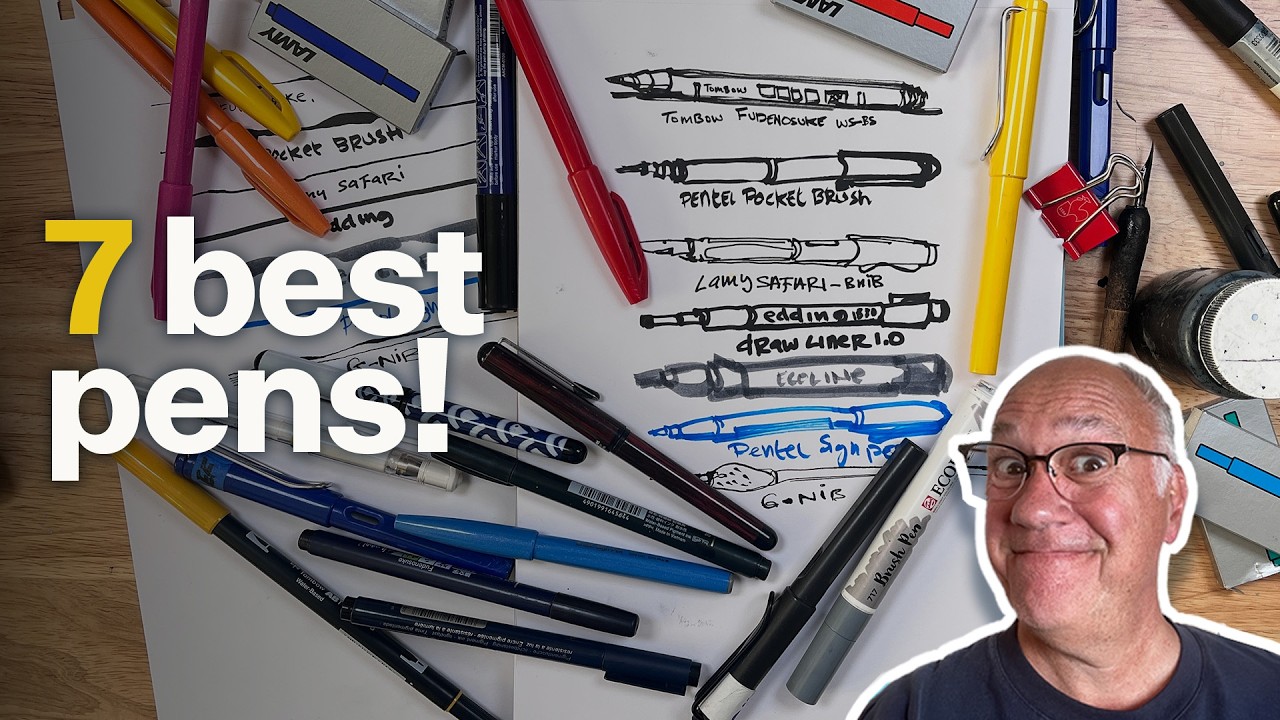 How to choose best drawing pens for beginners