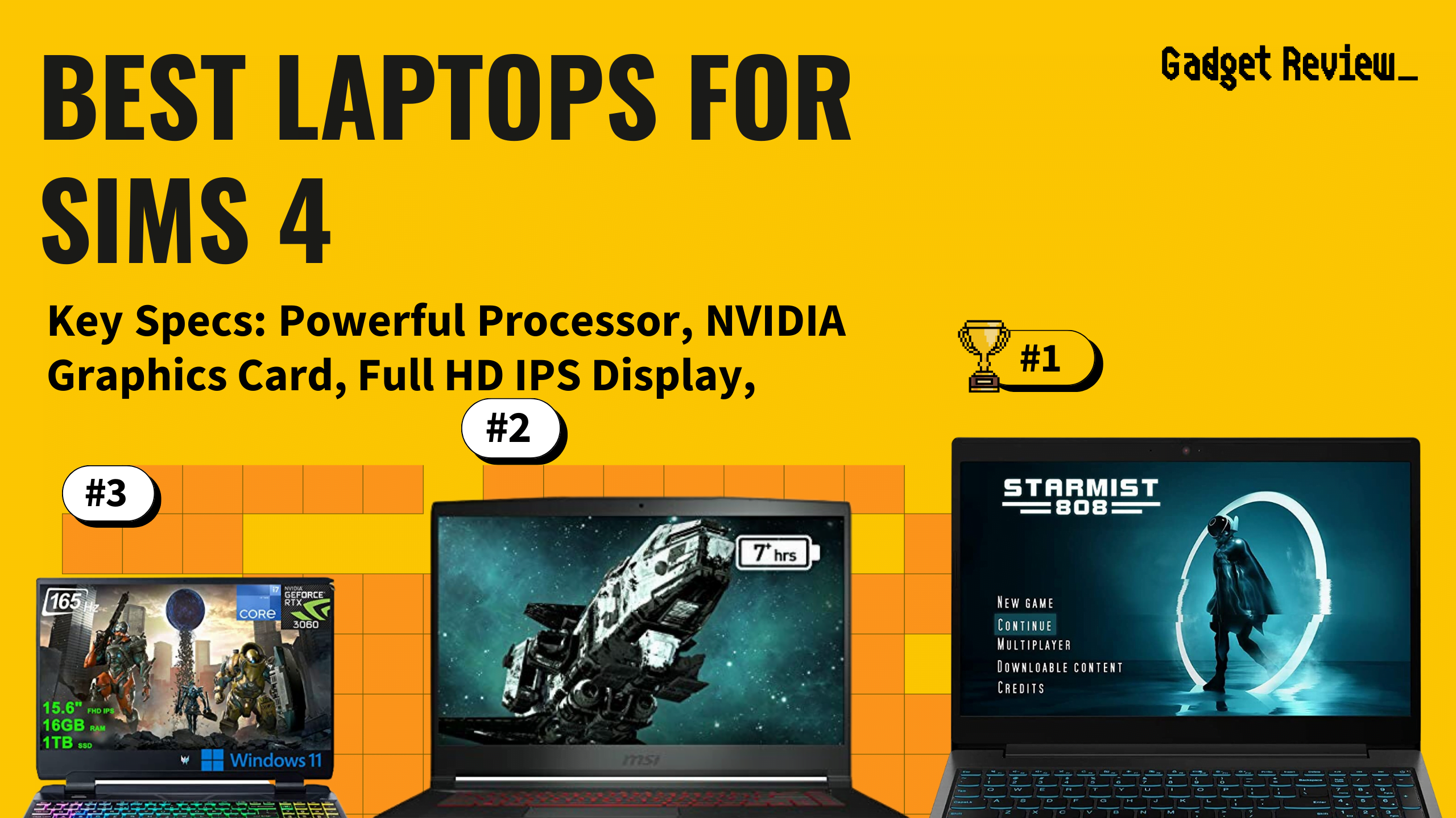 Best gaming laptops for sims4