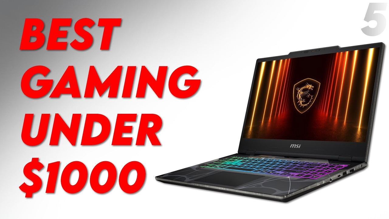 Best gaming laptops under 1000$