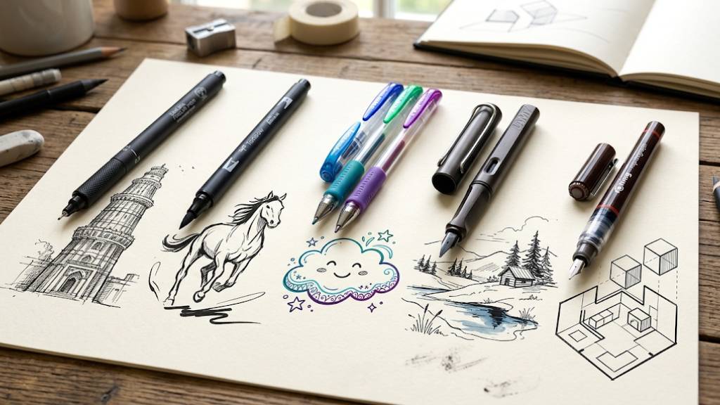How to choose best ink pens for sketching