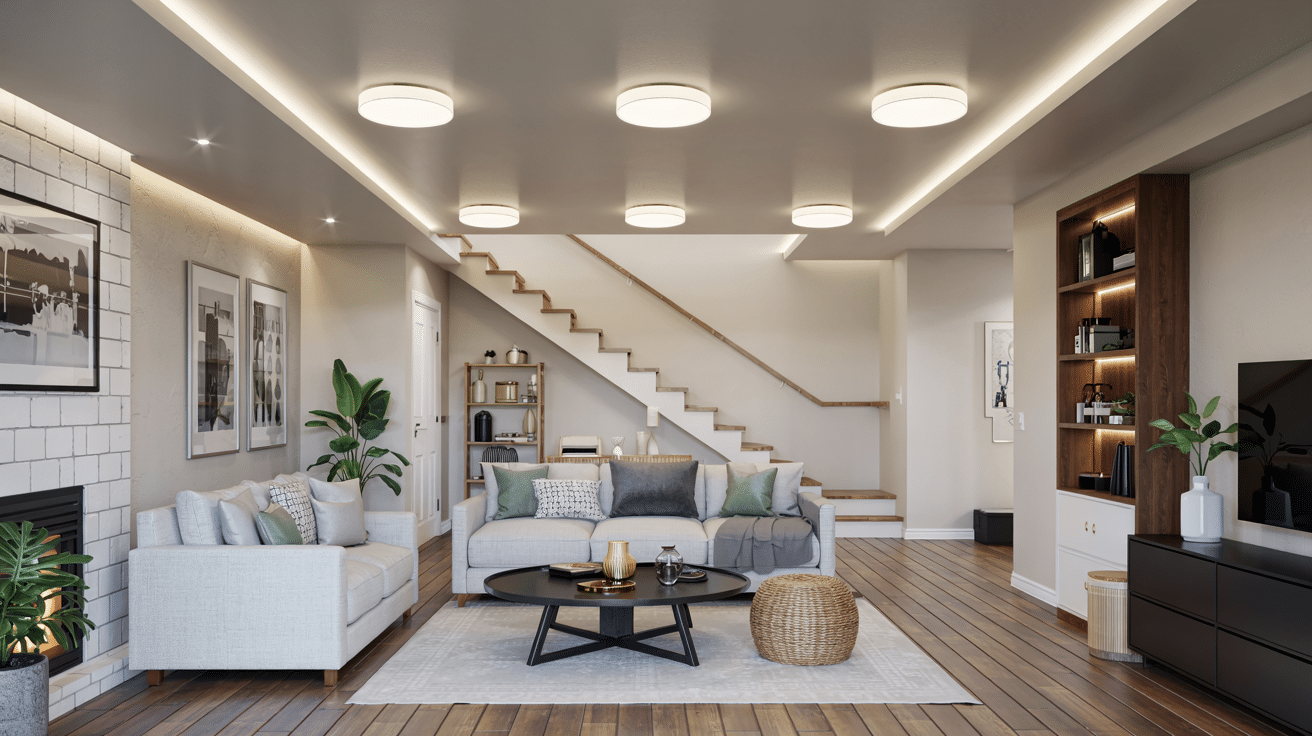 Best lighting for finished basement