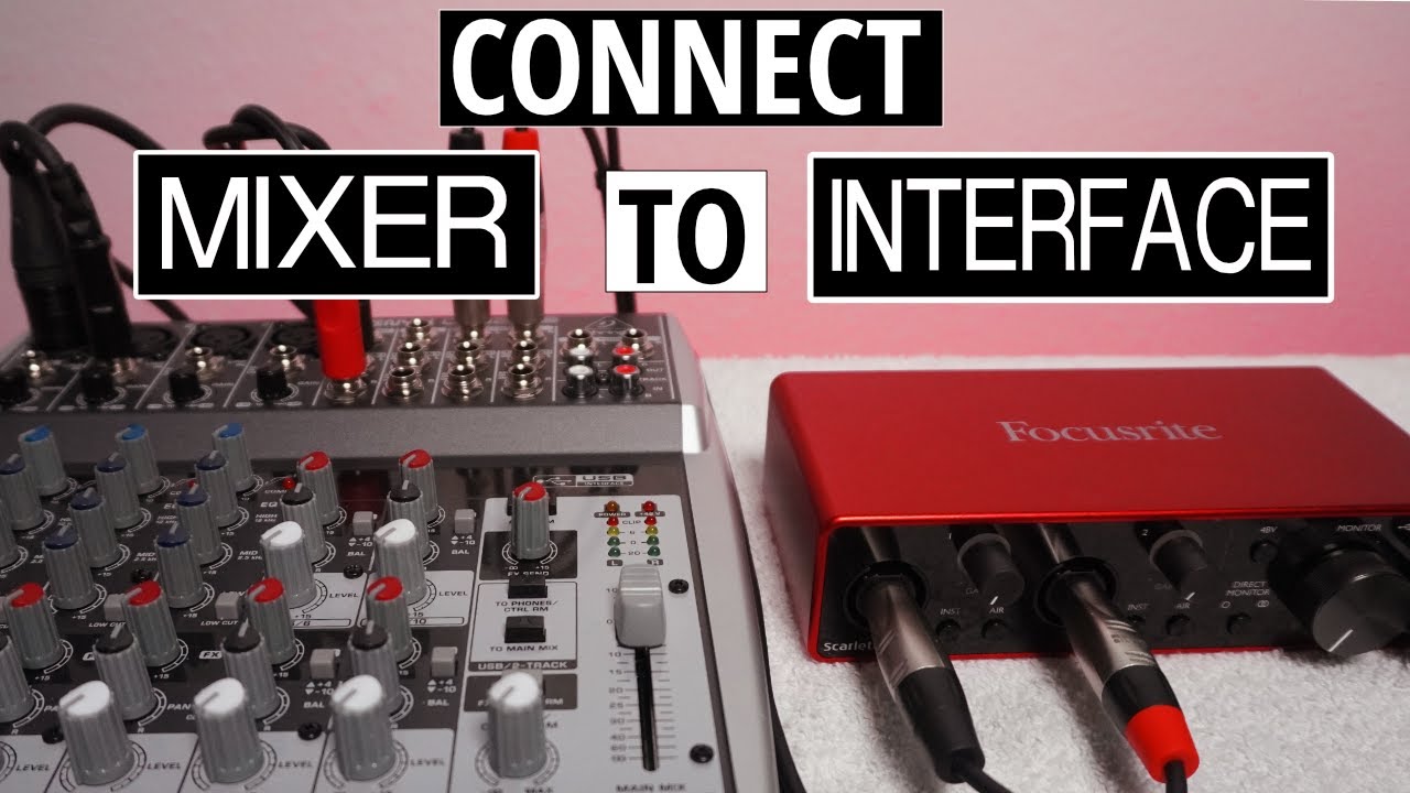 Best mixer with audio interface