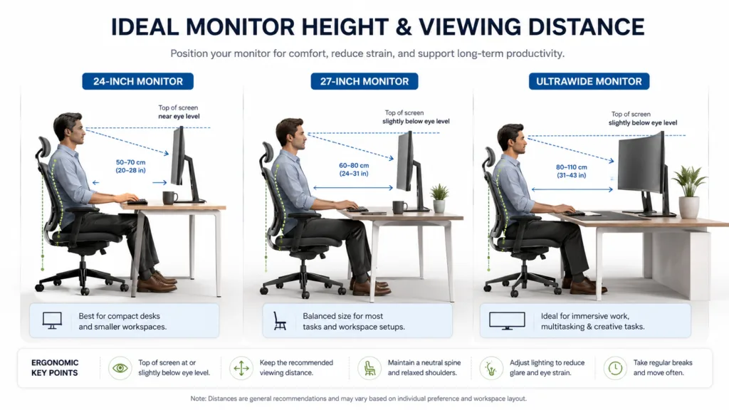 Best monitor height