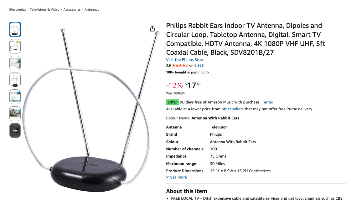 Best ota digital tv antenna
