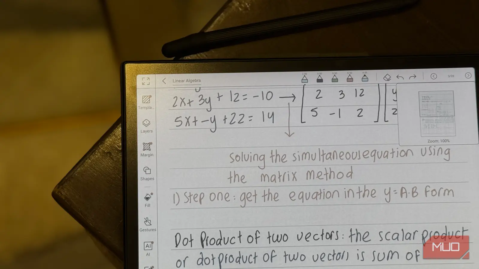 Best tablet for note taking