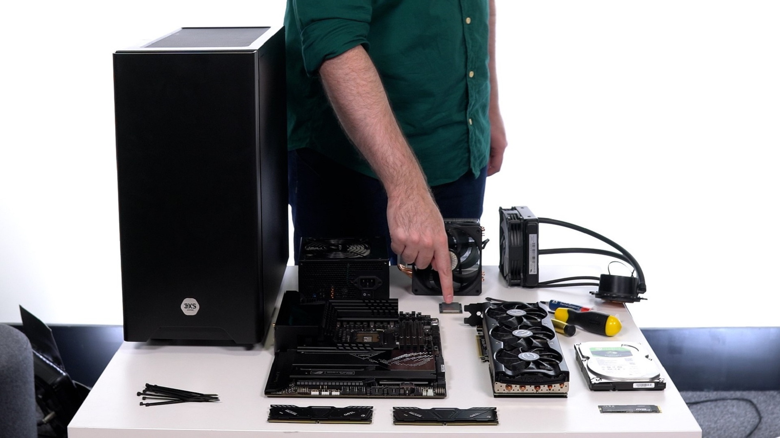 Step 3: Mount the Motherboard and Connect Cables: how to build a pc