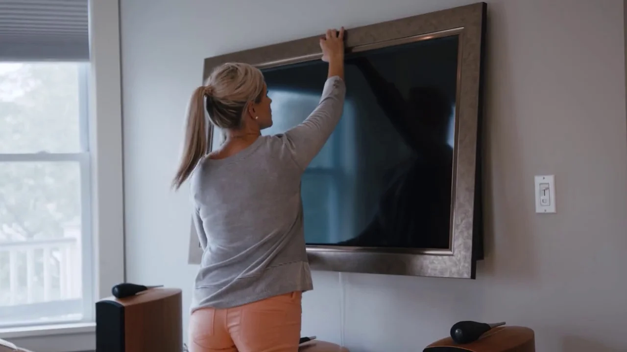 After Installation: Art Mode and Connections: samsung frame tv installation instructions