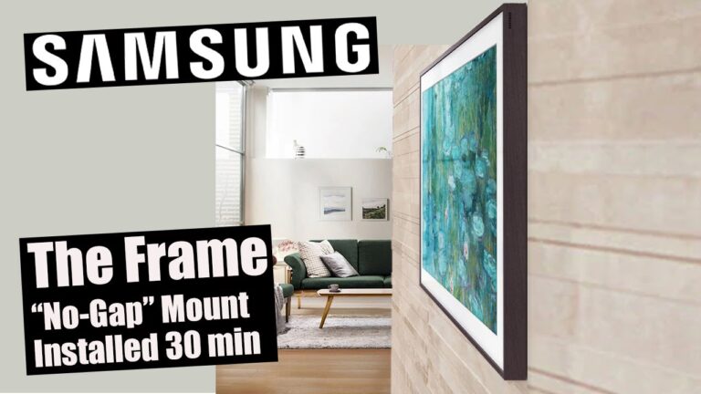 How to Install a Samsung Frame TV on Your Wall
