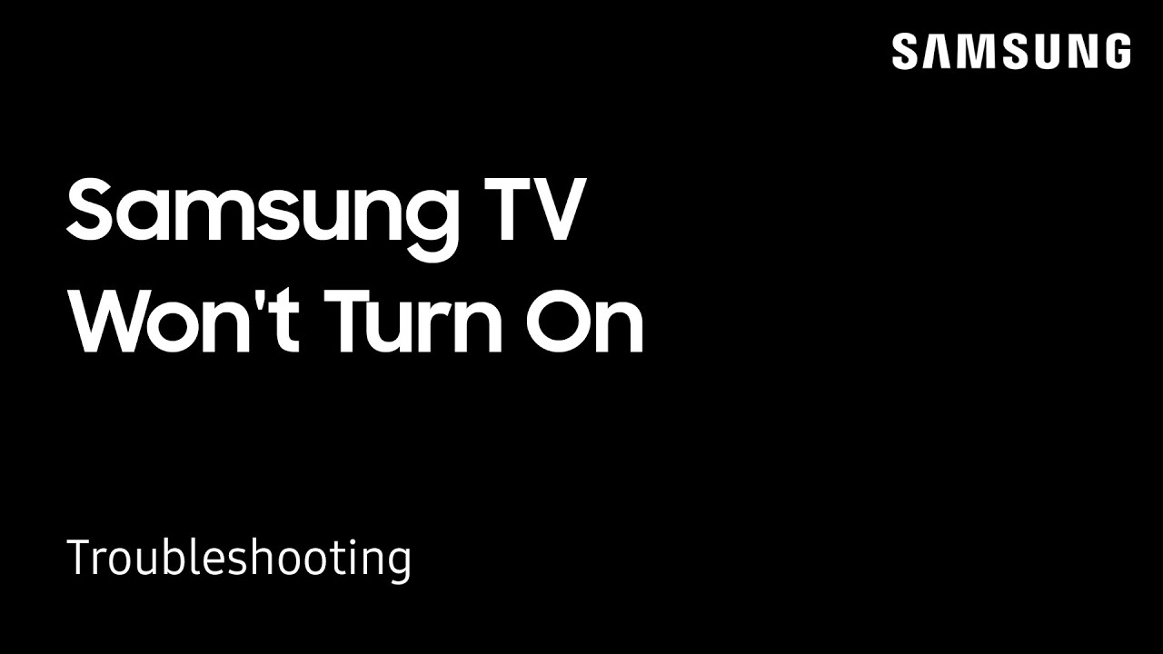 Remote Control Not Responding: samsung smart tv troubleshooting guide